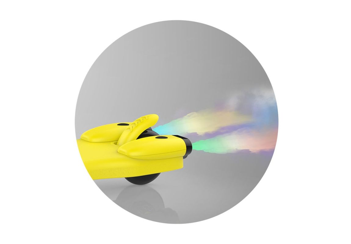 ItStime otroški skiro Fire z LED kolesi in paro | 62,8 x 30,6 x 78 cm