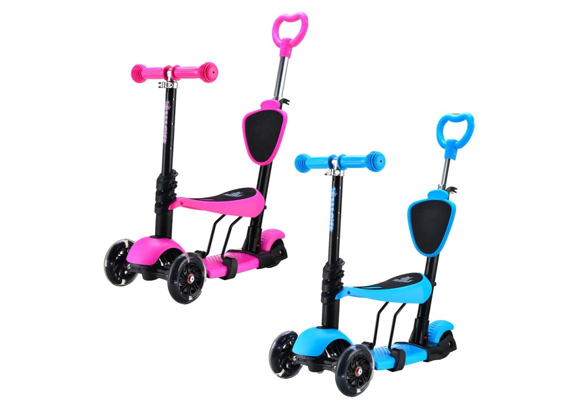 ItStime otroški skiro KIDMOVE 4-v-1 | 55 x 27 x 70,5 cm