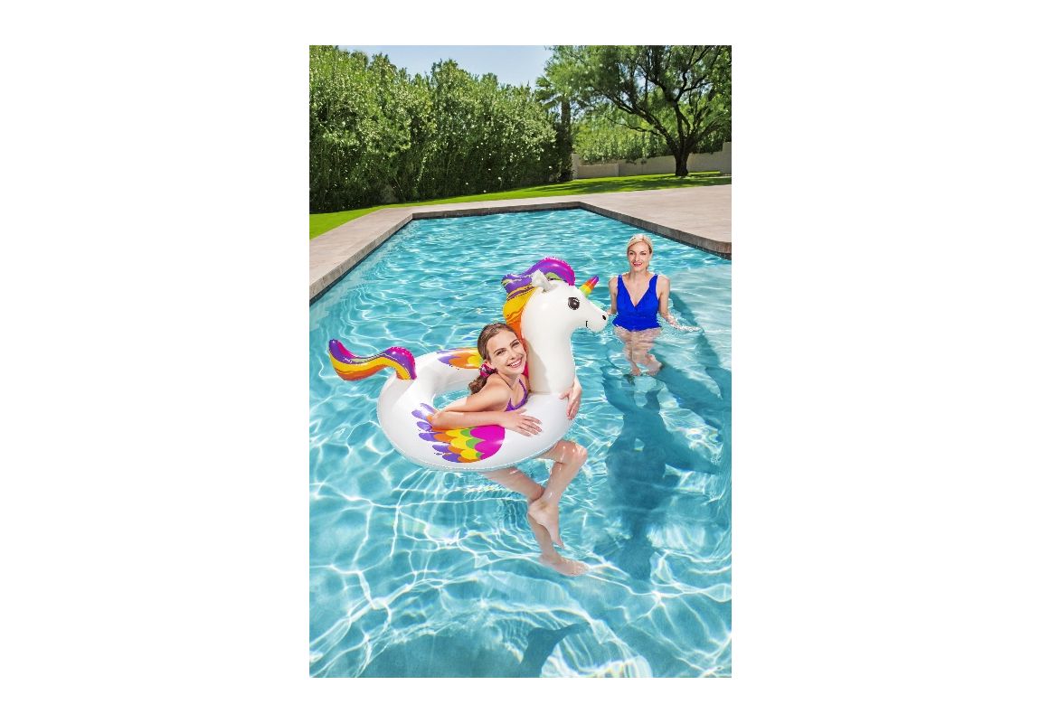 Napihljiv obroč samorog Fantasy Unicorn 119 x 91 cm