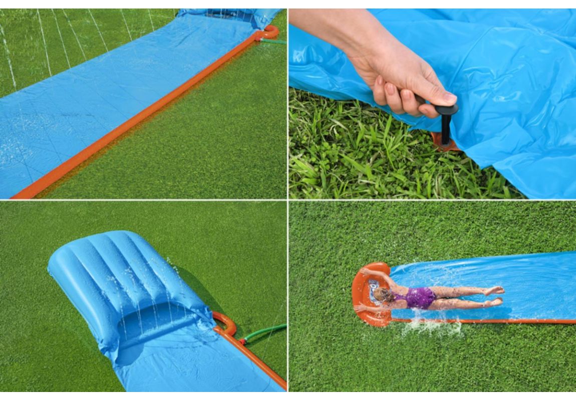 H2OGO! enojna drsalnica Tsunami Splash | 4,88 m