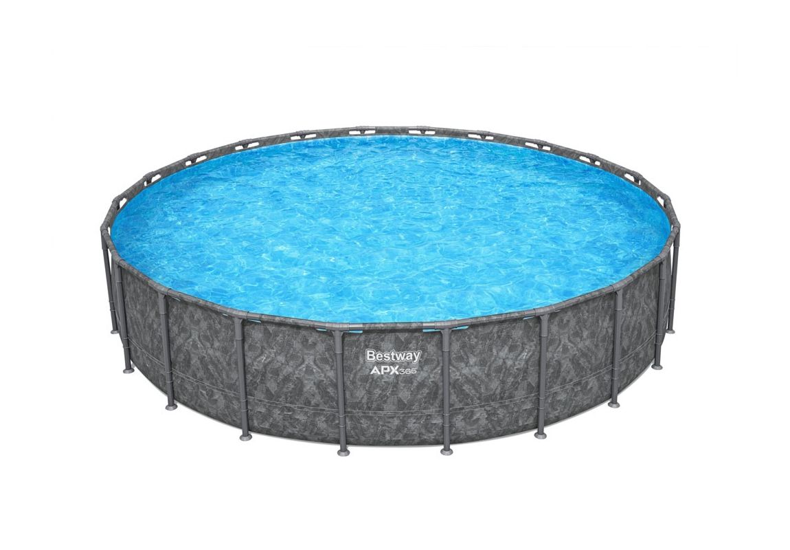 Montažni bazen APX 365 I 671 x 132 cm s filtrsko črpalko na pesek