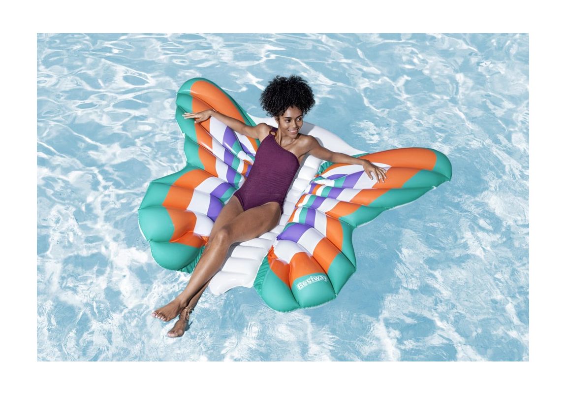 Napihljiva blazina Boho Butterfly | 186 x 146 x 21 cm