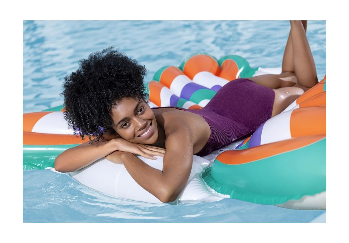 Napihljiva blazina Boho Butterfly | 186 x 146 x 21 cm