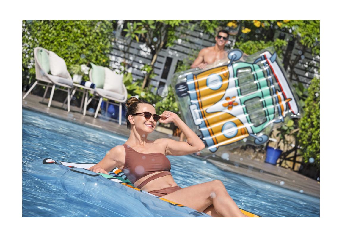 Napihljiva blazina BW Surfer Van | 164 x 127 x 18 cm