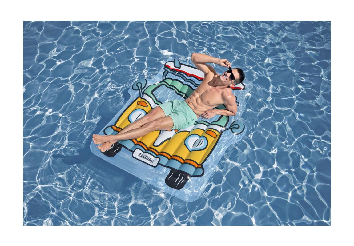 Napihljiva blazina BW Surfer Van | 164 x 127 x 18 cm