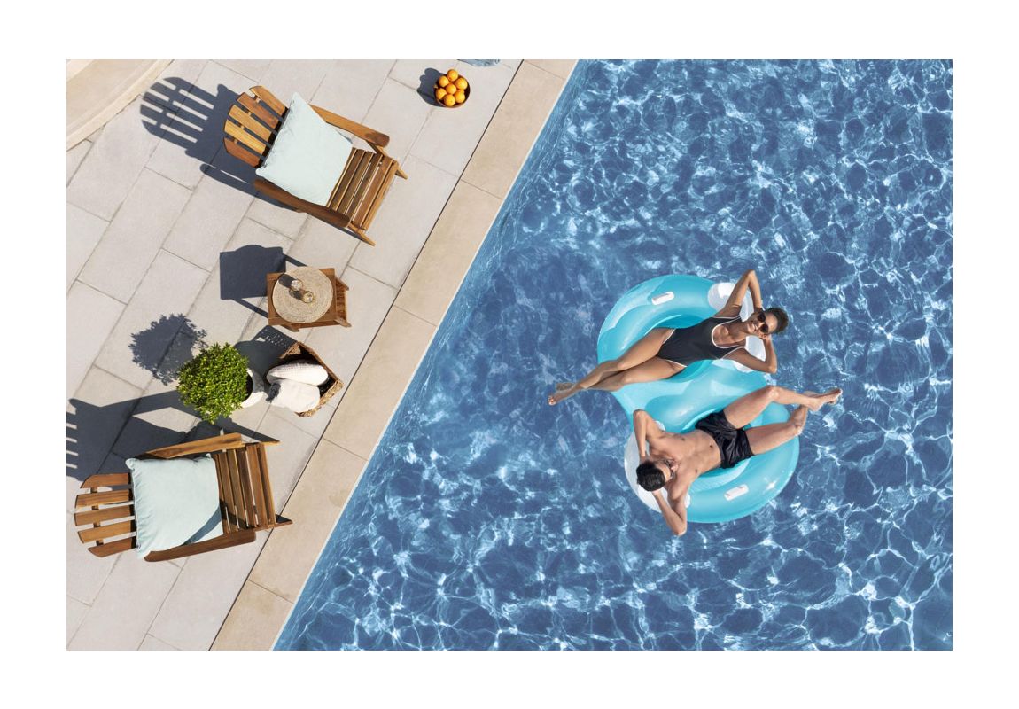 Napihljivi dvojni obroč | 188 x 117 cm