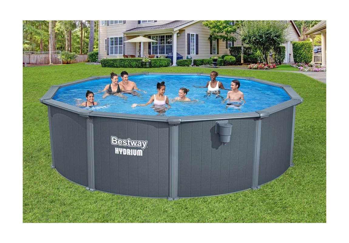 Montažni bazen Hydrium™ | 488 x 132 cm s filtrsko črpalko na pesek