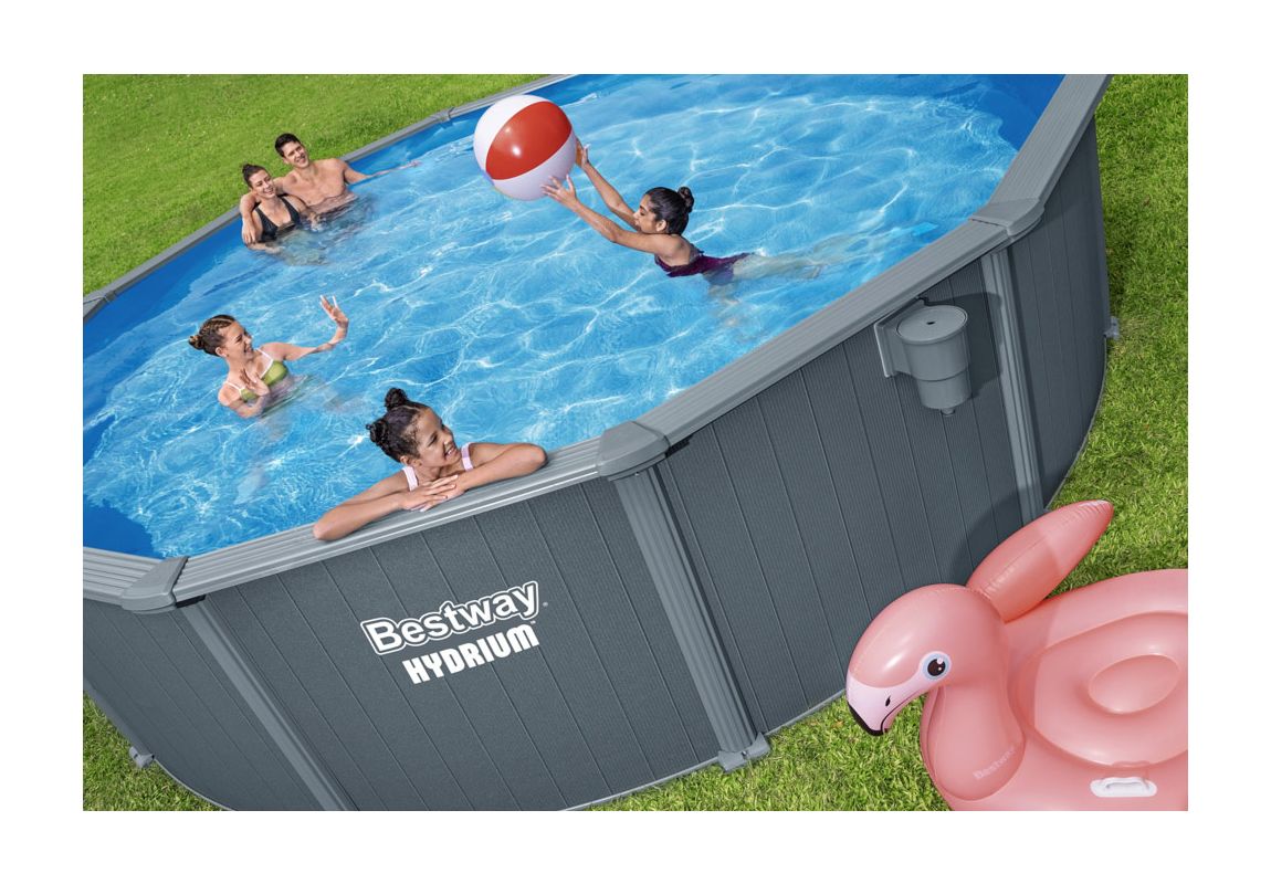 Montažni bazen Hydrium™ | 549 x 132 cm s filtrsko črpalko na pesek