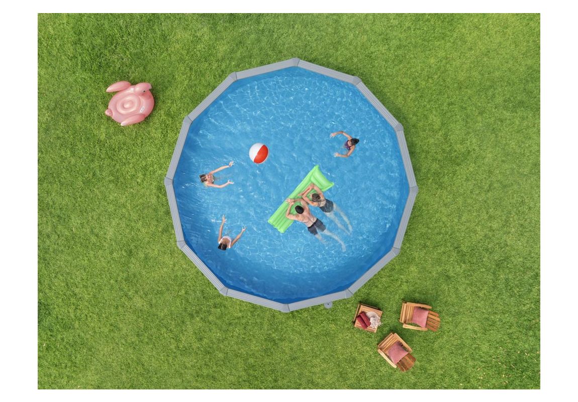 Montažni bazen Hydrium™ | 549 x 132 cm s filtrsko črpalko na pesek