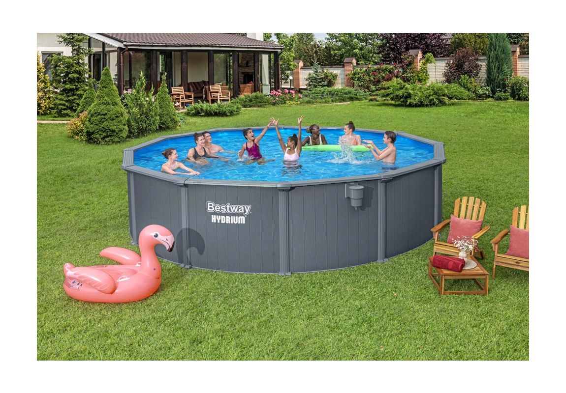 Montažni bazen Hydrium™ | 549 x 132 cm s filtrsko črpalko na pesek