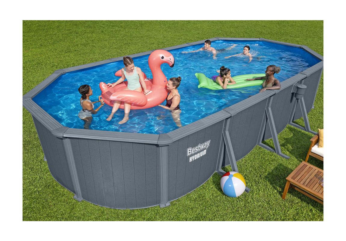 Montažni bazen Hydrium™ | 732 x 366 x 132 cm s filtrsko črpalko na pesek