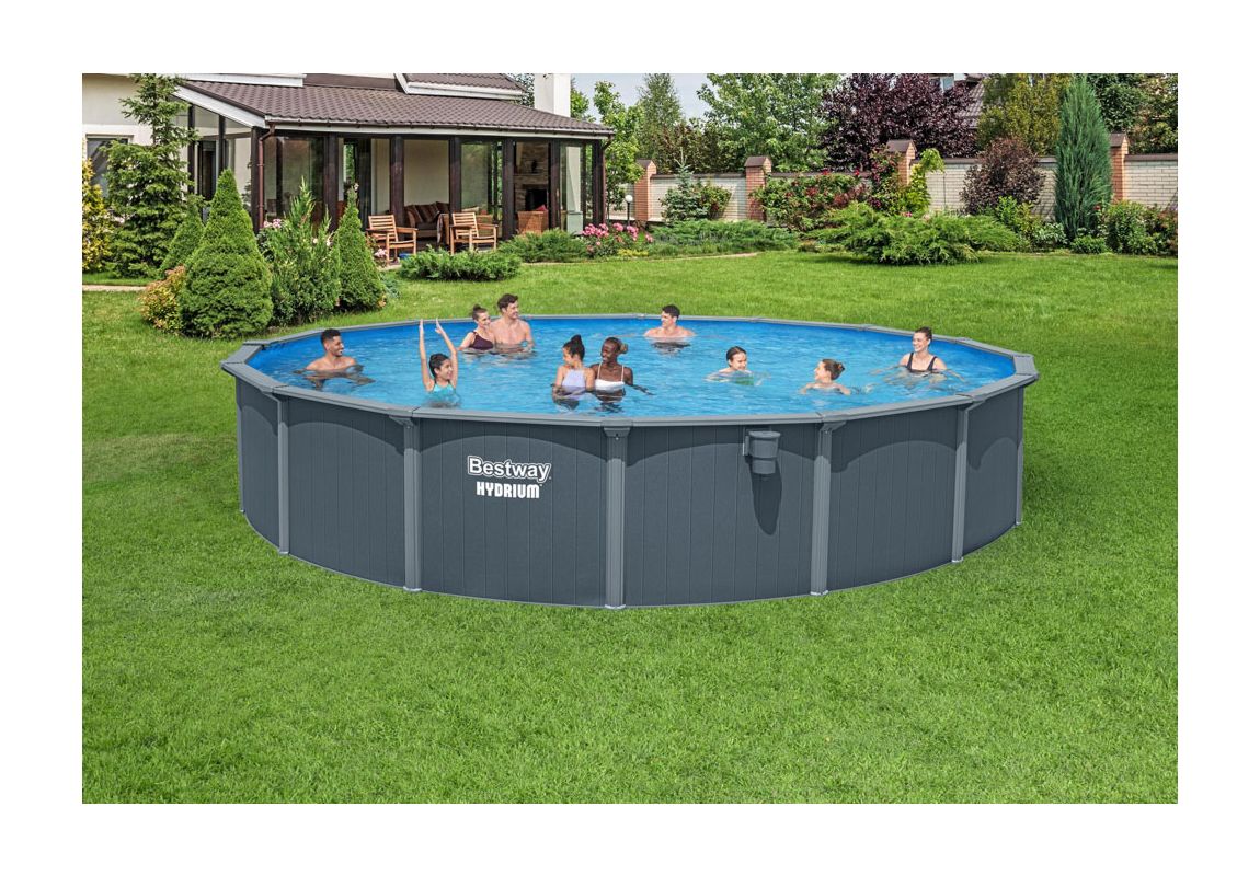 Montažni bazen Hydrium™ | 732 x 132 cm s filtrsko črpalko na pesek