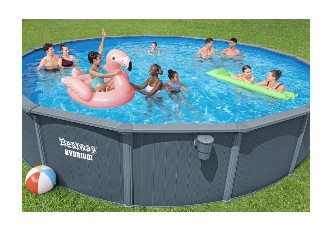 Montažni bazen Hydrium™ | 732 x 132 cm s filtrsko črpalko na pesek