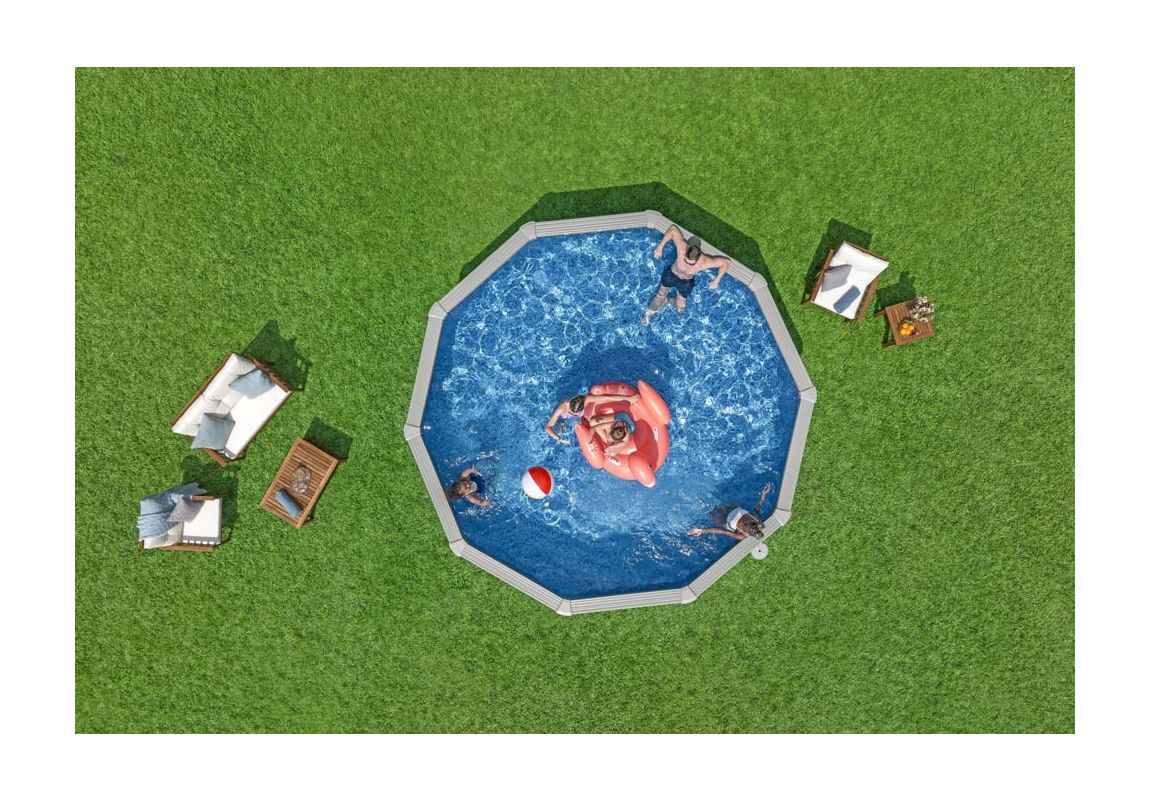 Montažni bazen Hydrium™ | 457 x 122 cm s filtrsko črpalko na pesek