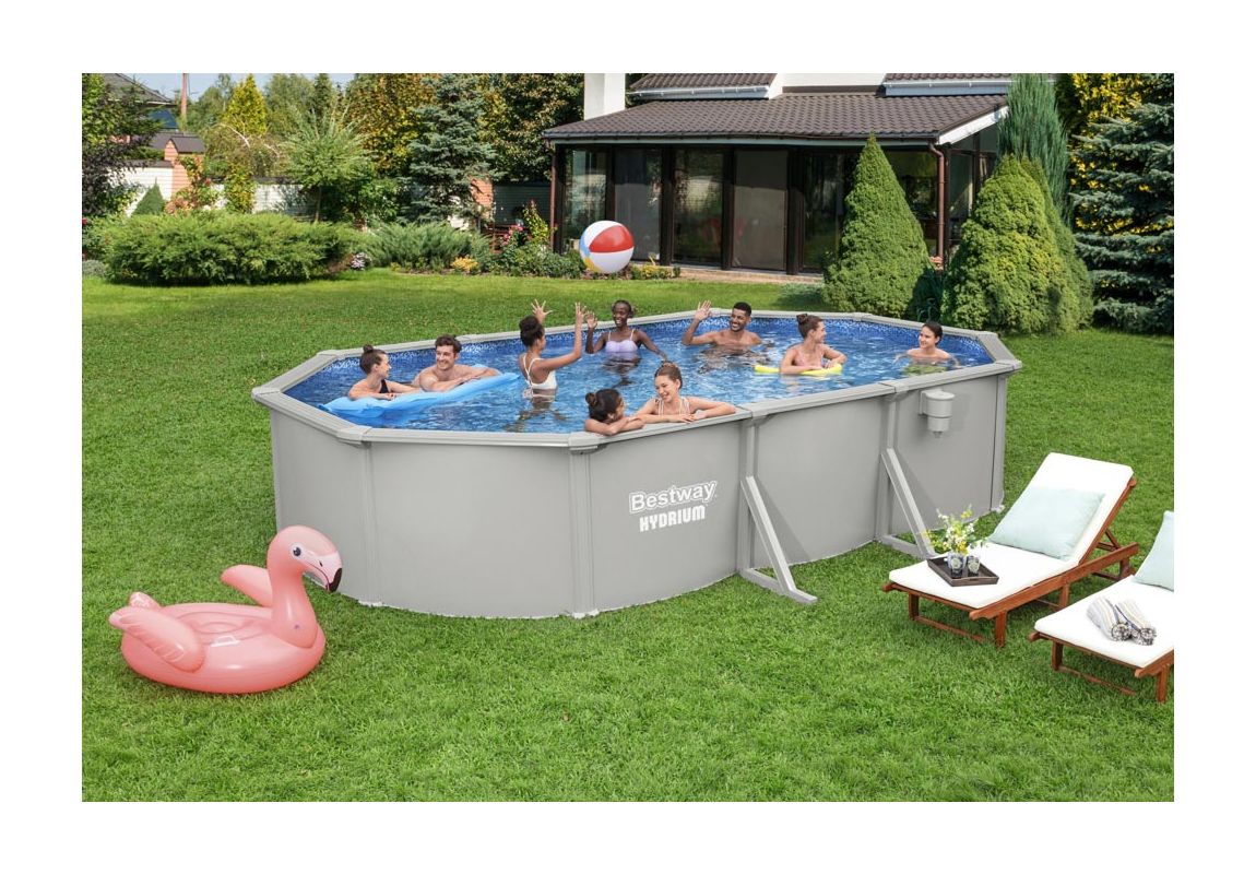 Montažni bazen Hydrium™ | 610 x 366 x 122 cm s filtrsko črpalko na pesek