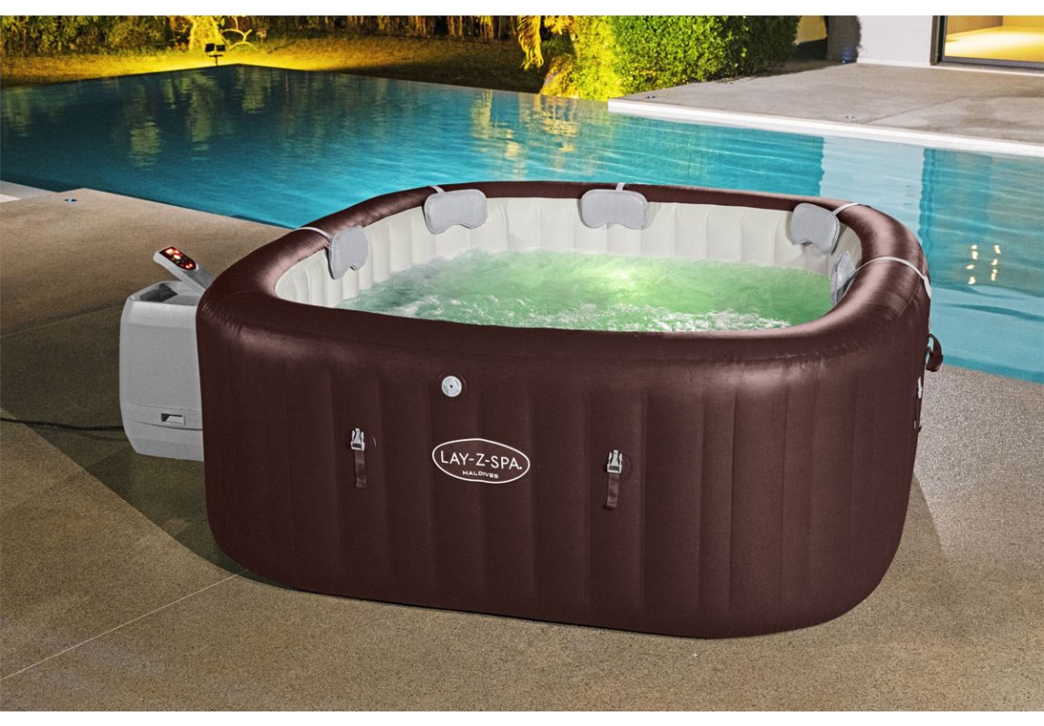 Masažni bazen (jacuzzi) Lay-Z-Spa® Maldives Smart HydroJet Pro™ | 201 x 201 x 80 cm