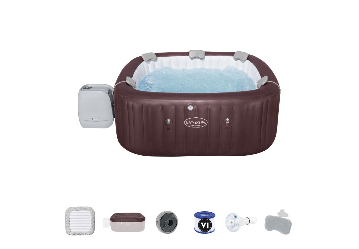 Masažni bazen (jacuzzi) Lay-Z-Spa® Maldives Smart HydroJet Pro™ | 201 x 201 x 80 cm