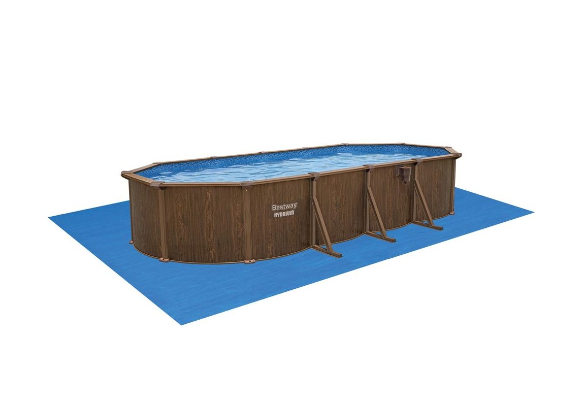 Montažni bazen Hydrium™ | 730 x 360 x 130 cm s filtrsko črpalko na pesek
