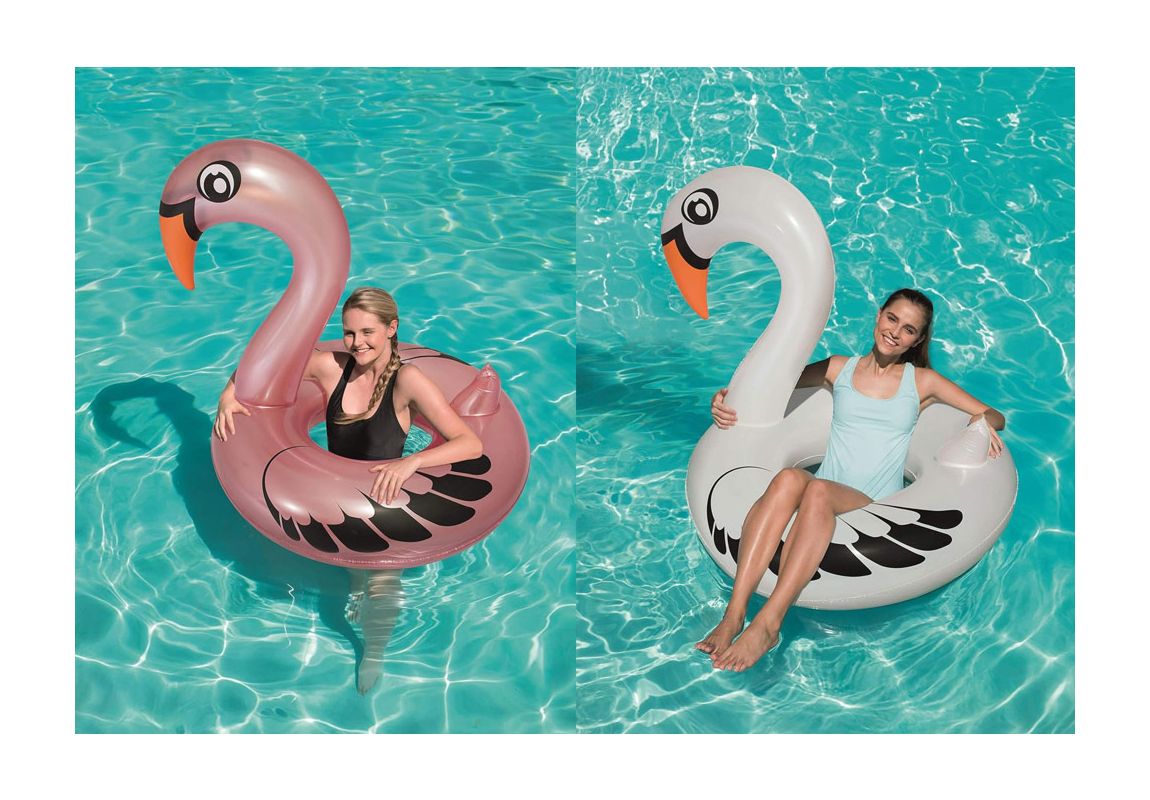 Plavalni obroč Flamingo |165 x 117 cm