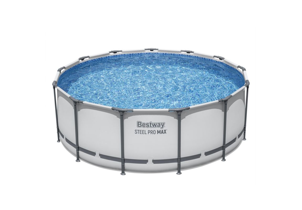 Montažni bazen Steel Pro MAX™ | 396 x 122 cm s kartušno filtrsko črpalko