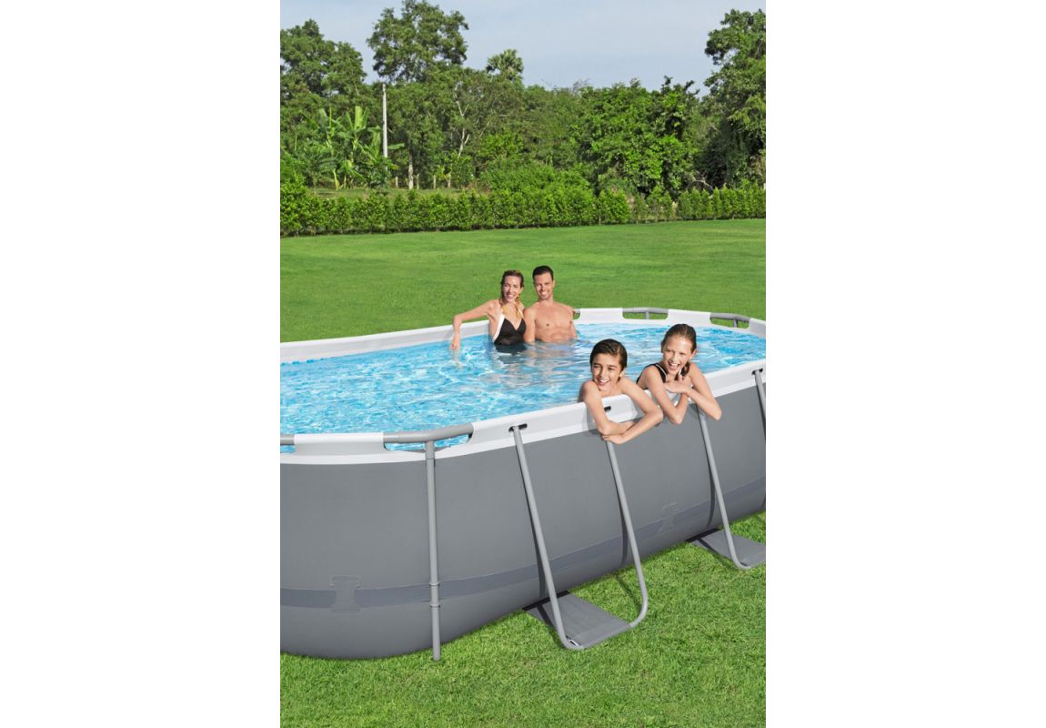 Montažni bazen Steel Pro MAX™ | 427 x 250 x 100 cm s kartušno filtrsko črpalko