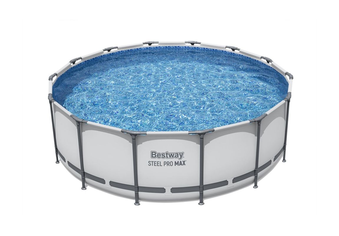 Montažni bazen Steel Pro MAX™ | 427 x 122 cm s kartušno filtrsko črpalko