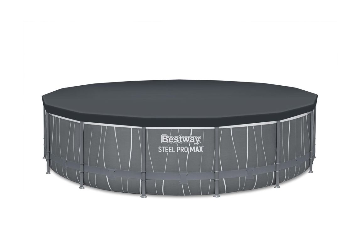 Montažni bazen Steel Pro™ MAX | 457 x 107 cm set s filtrsko črpalko in LED lučko