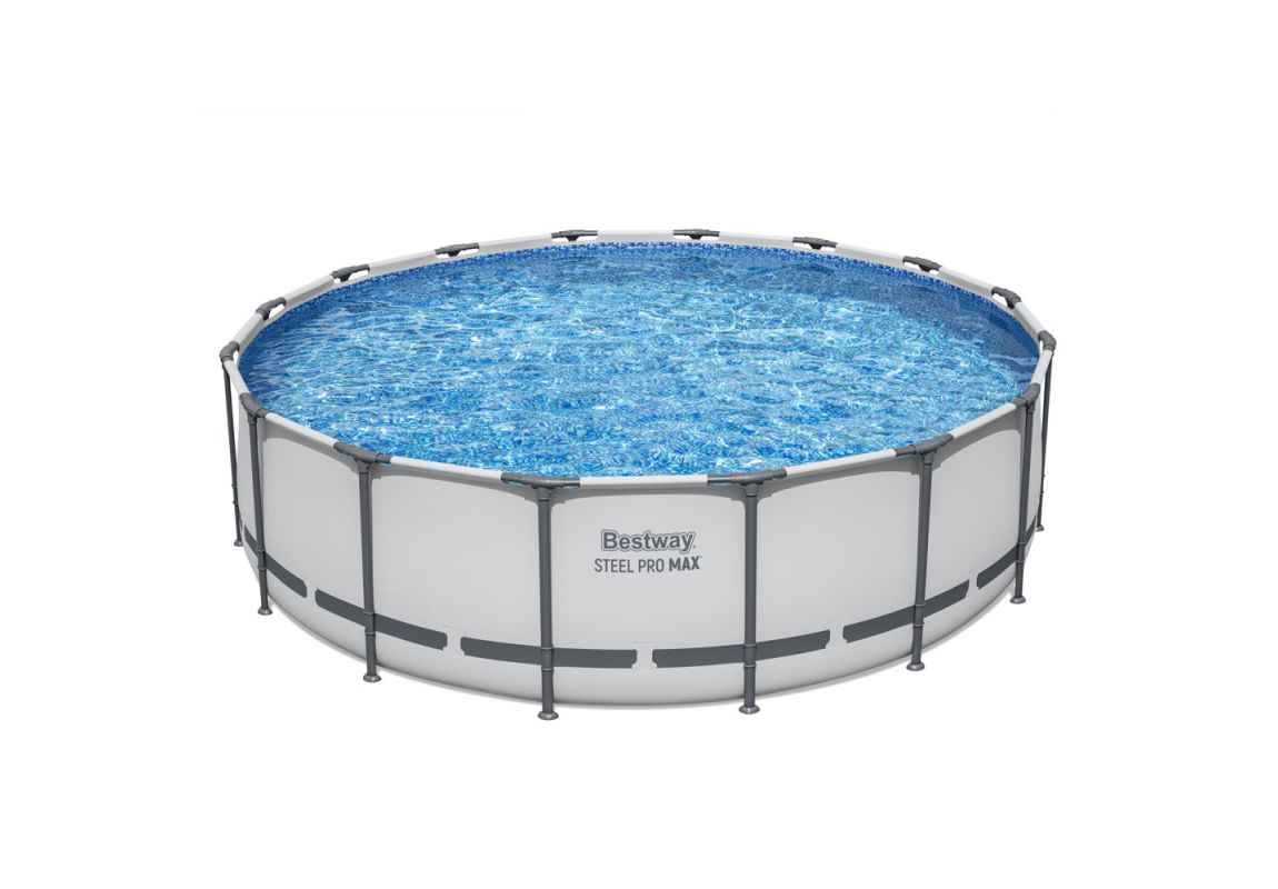 Montažni bazen Steel Pro MAX™ | 488 x 122 cm s kartušno filtrsko črpalko