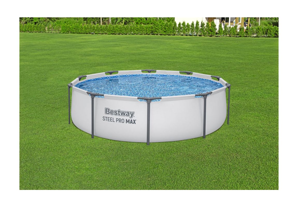 Montažni bazen Steel Pro MAX™ s kartušno filtrsko črpalko | 305 x 76 cm