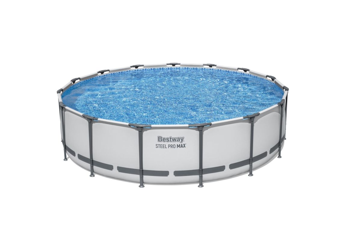 Montažni bazen Steel Pro™ MAX | 457 x 107 cm s kartušno filtrsko črpalko