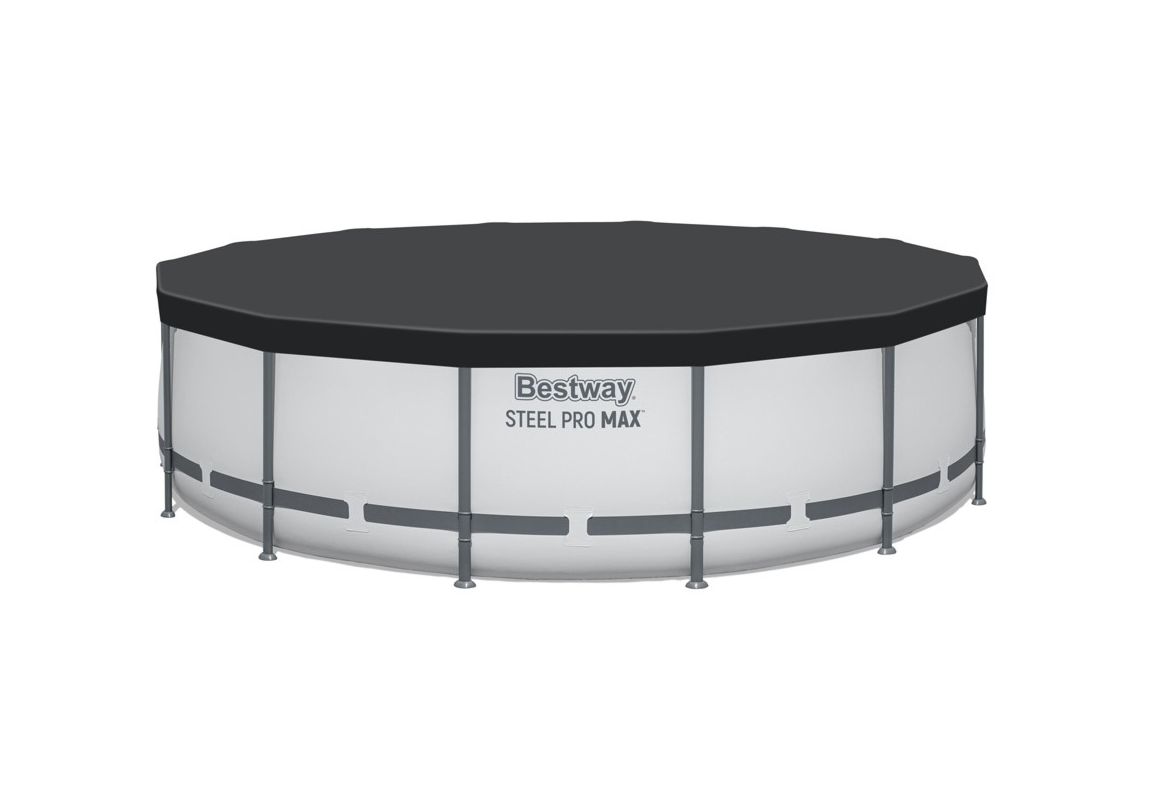 Montažni bazen Steel Pro MAX™ | 427 x 107 cm s kartušno filtrsko črpalko