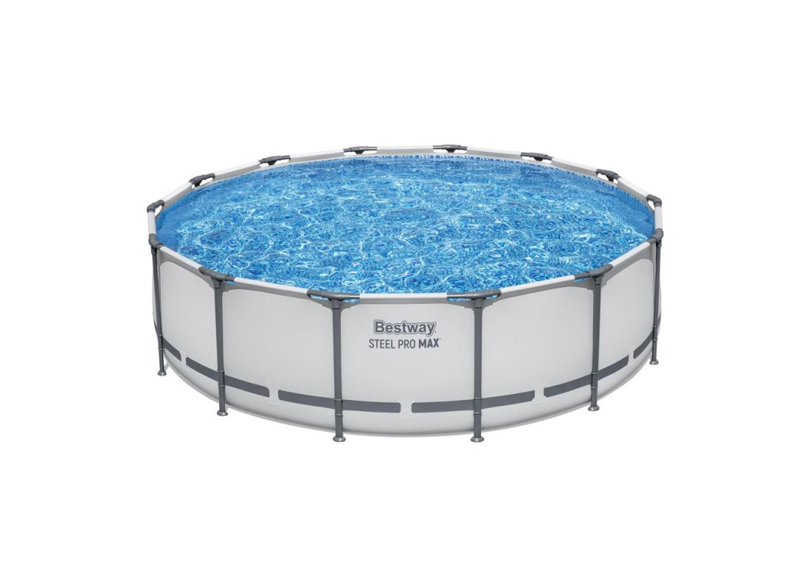 Montažni bazen Steel Pro MAX™ | 427 x 107 cm s kartušno filtrsko črpalko