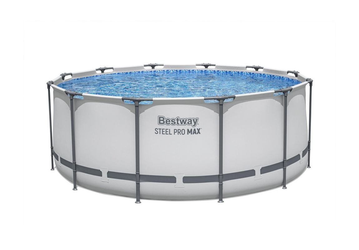 Montažni bazen Steel Pro MAX™ | 366 x 122 cm s kartušno filtrsko črpalko