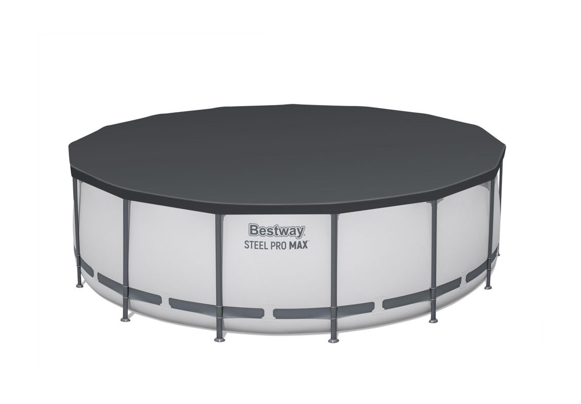 Montažni bazen Steel Pro MAX™ | 457 x 122 cm s kartušno filtrsko črpalko