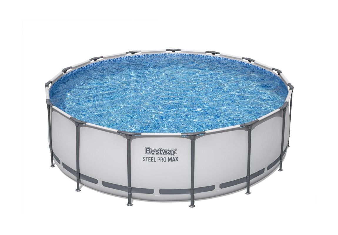 Montažni bazen Steel Pro MAX™ | 457 x 122 cm s kartušno filtrsko črpalko