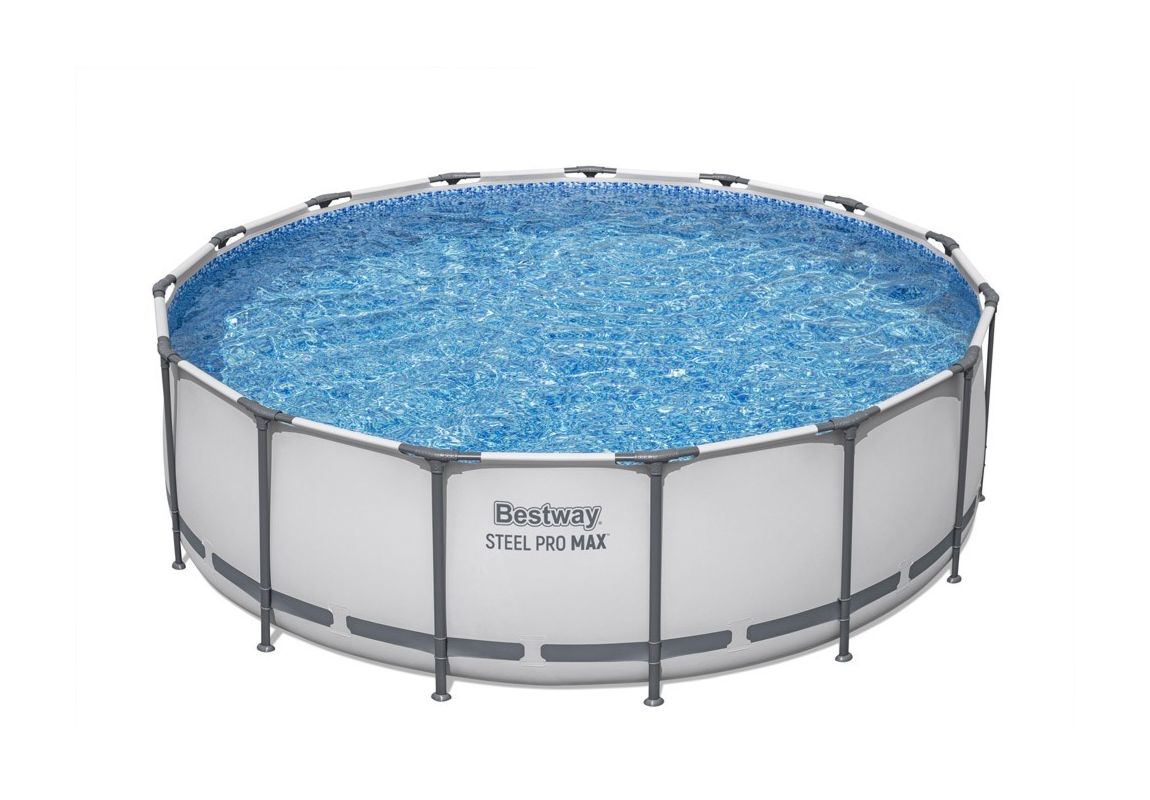Montažni bazen Steel Pro MAX™ | 457 x 122 cm s kartušno filtrsko črpalko