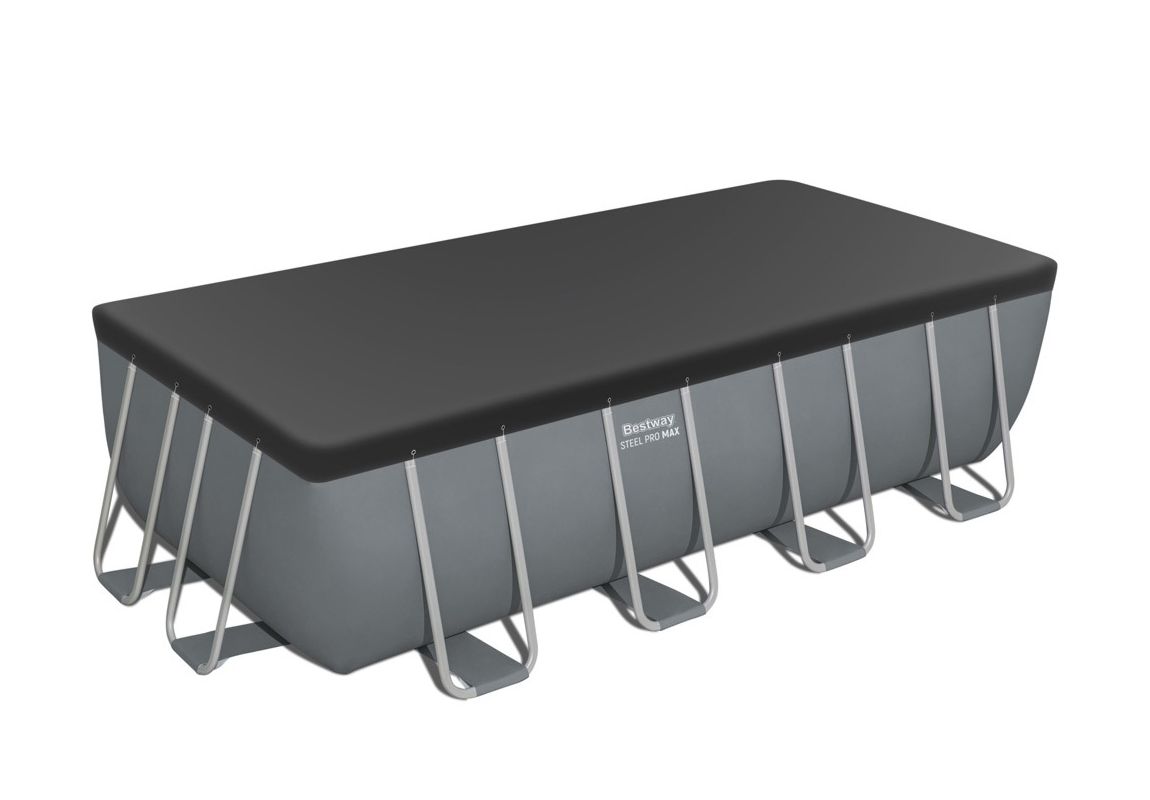 Montažni bazen Steel Pro MAX | 488 x 244 x 122 cm s filtrsko črpalko na pesek