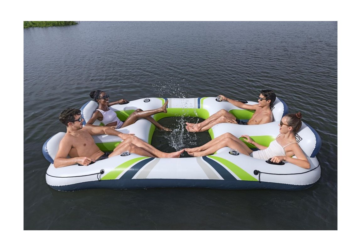 Napihljiv otok Breeze Bloc | 291 x 202 x 51 cm