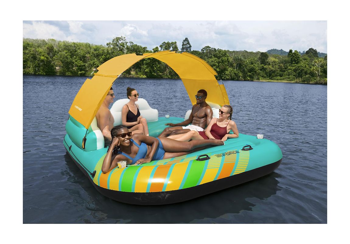 Napihljiv otok Sunny Lounge | 291 x 265 x 83 cm