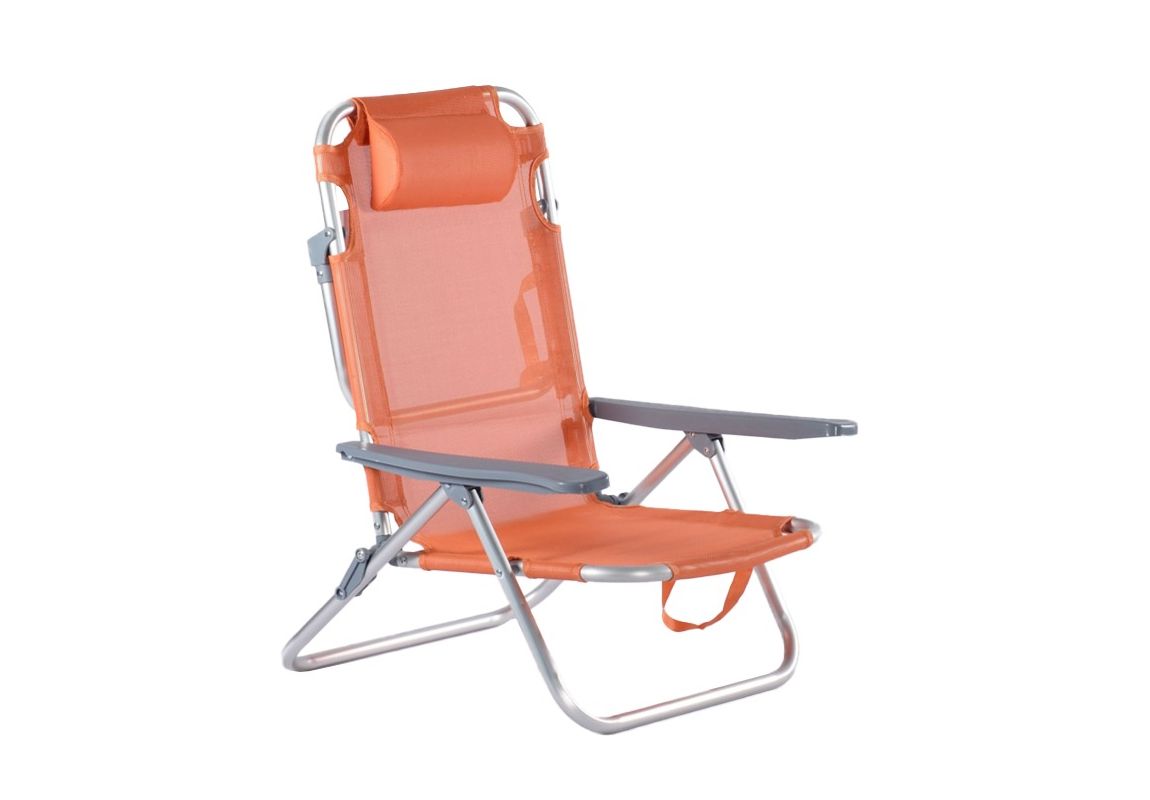 ItStime zložljiv stol/ležalnik Fiji | 63 x 61 x 23/78 cm