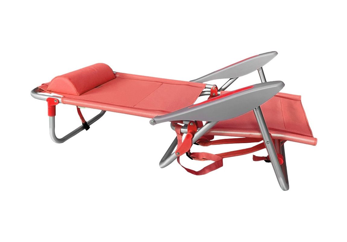 ItStime zložljivi stol/ležalnik Tulum | 47 x 59 x 21/75 cm