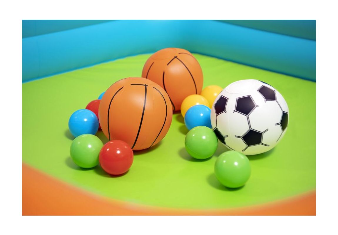 Igralni bazen z žogicami Kick ‘N Swish | 120x107x84 cm