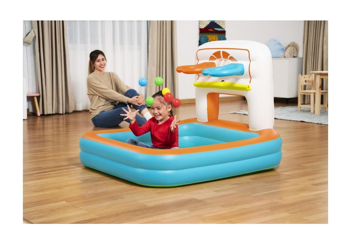 Igralni bazen z žogicami Kick ‘N Swish | 120x107x84 cm