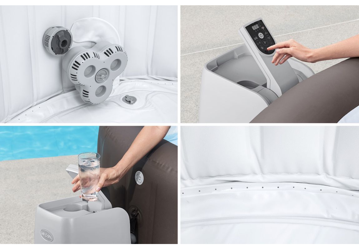 Masažni bazen (jacuzzi) Lay-Z-Spa® Dominica Smart HydroJet™ | 196 x 71 cm