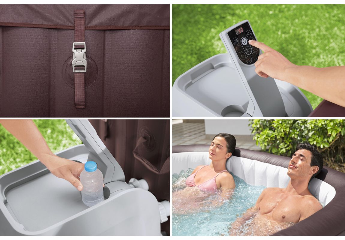 Masažni bazen (jacuzzi) Lay-Z-Spa® Maldives Smart HydroJet Pro™ | 201 x 201 x 80 cm