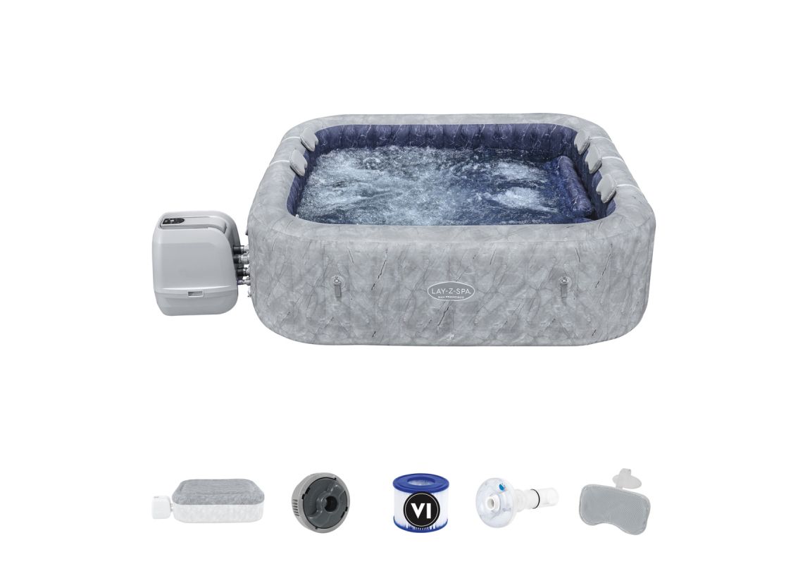 Masažni bazen (jacuzzi) Lay-Z-Spa San Francisco Smart Hydrojet Pro | 230 x 230 x 71 cm