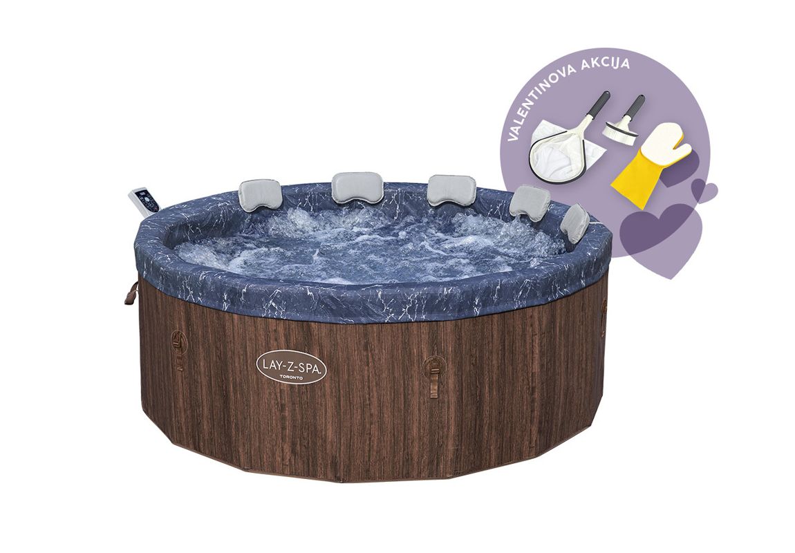 Masažni bazen (jacuzzi) Lay-Z-Spa® Toronto Smart AirJet™ | 190 x 70 cm