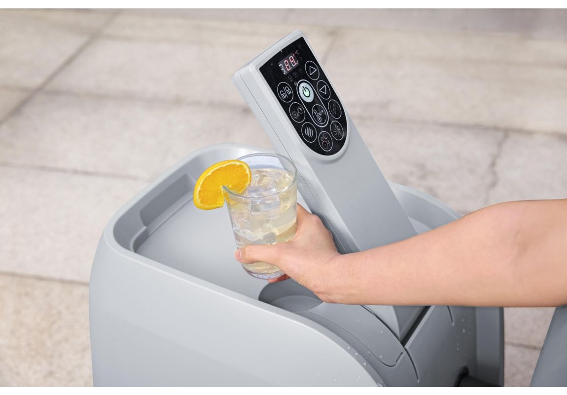 Masažni bazen (jacuzzi) Lay-Z-Spa Santorini Smart HydroJet Pro | 216 x 80 cm