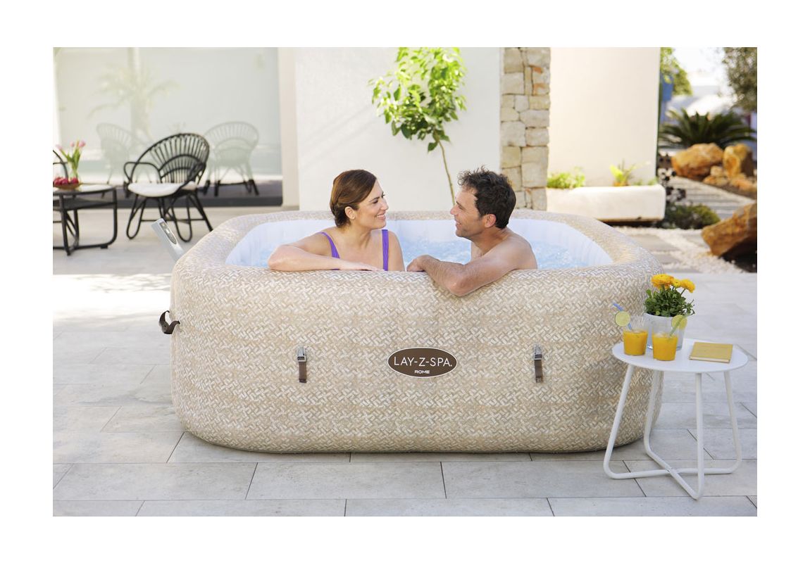 Masažni bazen (jacuzzi) Lay-Z-Spa Rome Smart Airjet | 201 x 201 x 71 cm