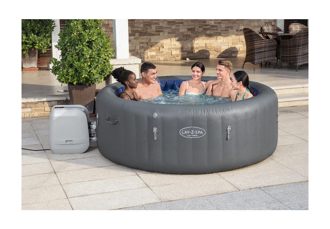 Masažni bazen (jacuzzi) Lay-Z-Spa® Santorini Smart HydroJet Pro™ | 216 x 80 cm